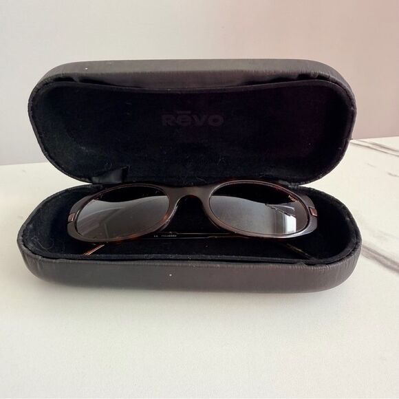 REVO 2508 302/K2 Brown Oval Sunglasses Tortoise Frames Vintage Style main image 12
